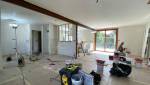 Pendant travaux : pose de 2 IPN rénovation maison Amiens