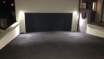 Eclairage extérieur garage en pente