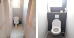Toilettes AVANT / APRES