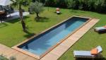 Piscine couloir de nage