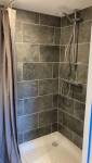 Carrelage salle d'eau et pose receveur classique premier étage de la mezzanine - Cergy - 95000 -