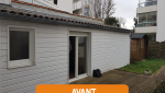 Extension ossature bois à Royan