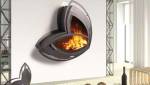 Cheminée "Œuvre d'art forme papillon"