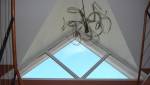 Lucarne de toit en saillie - intérieur combles – Poissy – 78300 -