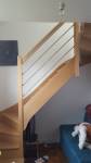 Escalier d'accès aux combles rénovées 