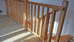 escalier bois avec garde-coprs pour montée aux combles -Vauréal - 95490 - 