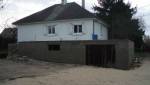 Maison pendant les travaux d'extension