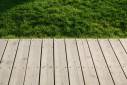 Le sol de la terrasse en bois de Lucile 