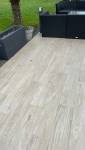 Création d'une terrasse parquet imitation bois à Vertou