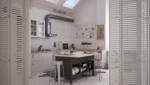 Cuisine ouverte style Scandinave