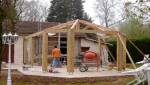 Extension de maison au toit plat à Quimper