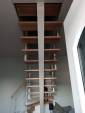 Pose d'un escalier en bois