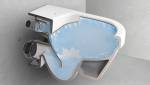 coupe d'un wc sans bride ou avec système flush