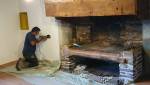 Création d'une prise d'air pour installation poêle