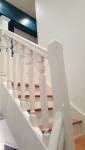 Peinture blanc cassé balustre escalier central bois -  Saint-Germain-sur-Morin – 77860 -