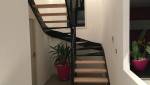 Un bel escalier pour cette maison du Mans (72000) - escalier tournant