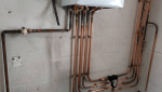 installation tuyauterie chaudière gaz