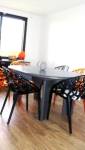 Salle à manger table industrielle chaise moderne