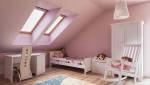 chambre d'enfant aménagéé dans le combles