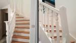 Vue conjointe escalier rez de chaussée puis accès à salle d'eau sous combles -  Saint-Germain-sur-Morin – 77860 -
