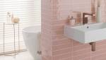 Faïence de SDB rose