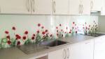 Crédence en verre design coquelicoits