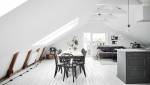 Parquet flottant blanc 