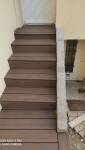 escalier beton recouvert lames 