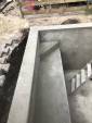 piscine en construction