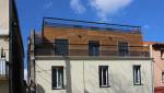 Surélévation de maison en bois la façade