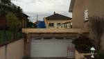 début travaux extension bois