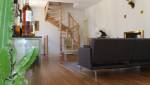 salon rénové parquet bois massif vitrifié