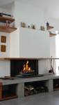 Cheminée ouverte contemporaine - Arras 62