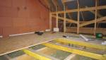 Isolation combles en fermettes industrielles