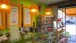 Intérieur du snack rénové à Reims