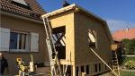 arrière extension maison bois