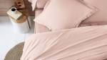 Linge de lit rose poudré