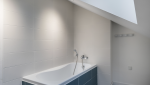 Création d'une salle de bain avec une forte pente