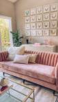 Canapé rose