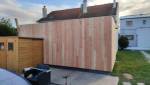 Travaux en cours - Agrandissement d'une maison avec ossature bois à Vertou