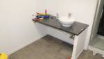 Salle de bain en cours de travaux