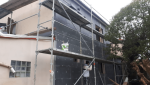 Travaux en cours d'isolation thermique par l'extérieur