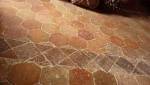 Carrelage tomettes ancienne après réstauration chaux hydraulique - Cergy-Pontoise - 95800 - - 