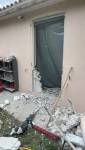 Pendant travaux : travaux de maçonnerie