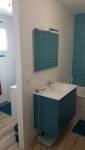 Créations de deux zones dans la salle de bain