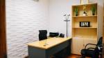 Isolation phonique des murs d'un bureau