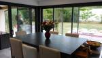 Véranda avec baies vitrées coulissantes sur jardin - Coulommiers - 77120 - 