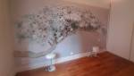 Un papier peint panoramique dans un appartement à Asnières