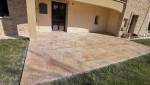 Terrasse en travertin