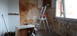 Pendant travaux de rénovation de cuisine